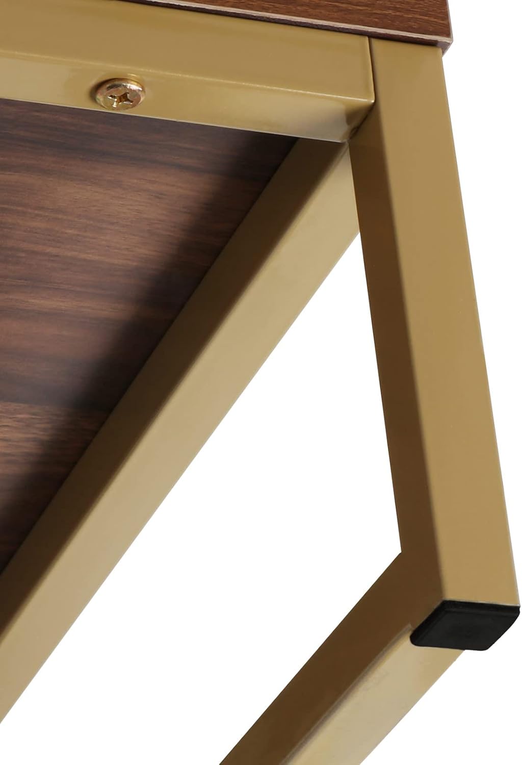 Walnut Wood 2 Doors Accent Storage Cabinet with Drawers and Shelves I40459