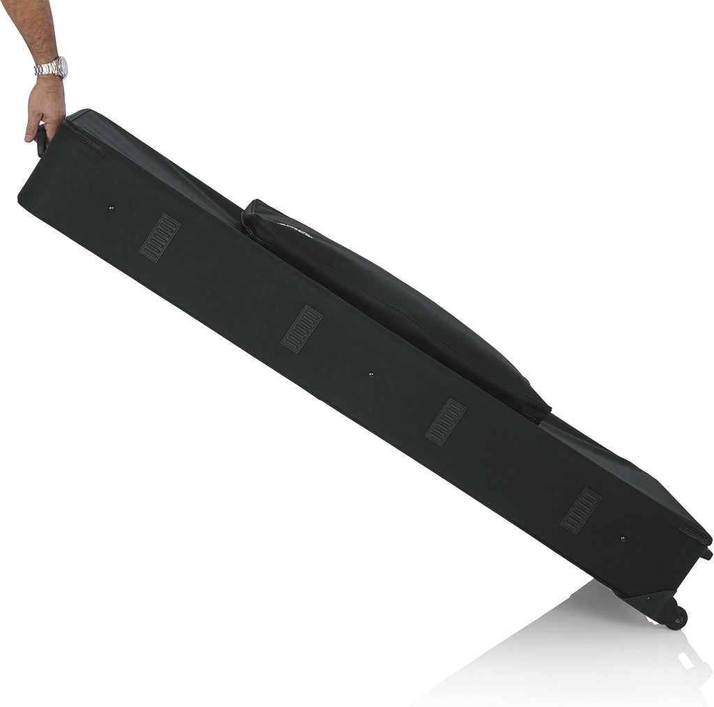 Lightweight Rolling Keyboard Case for 88 Note Keyboards and Electric Pianos L826