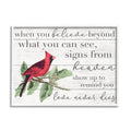 24 x 30 Inspirational Cardinal Bird Word Design J828561