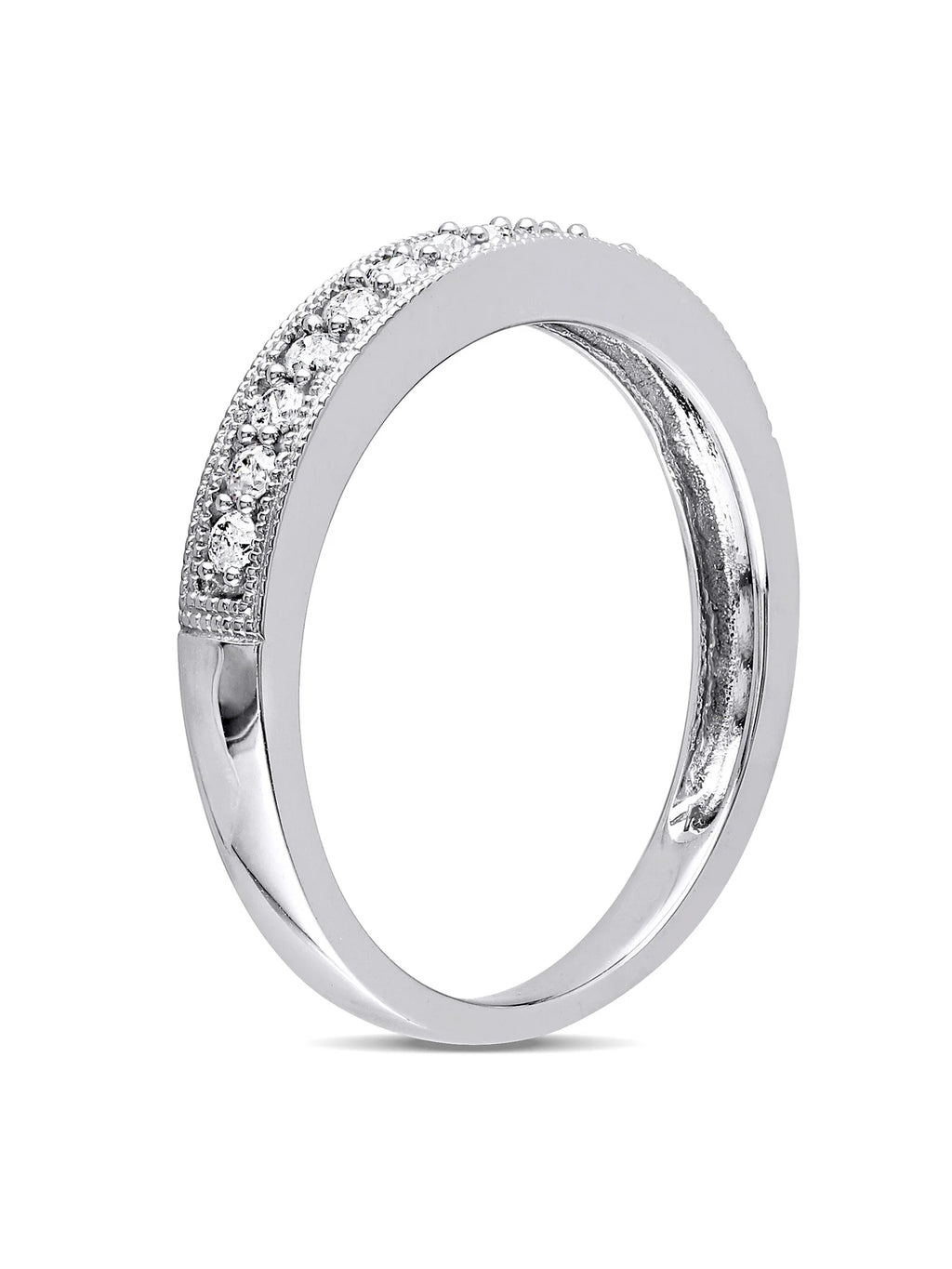10kt White Gold Diamond Wedding Band R329600