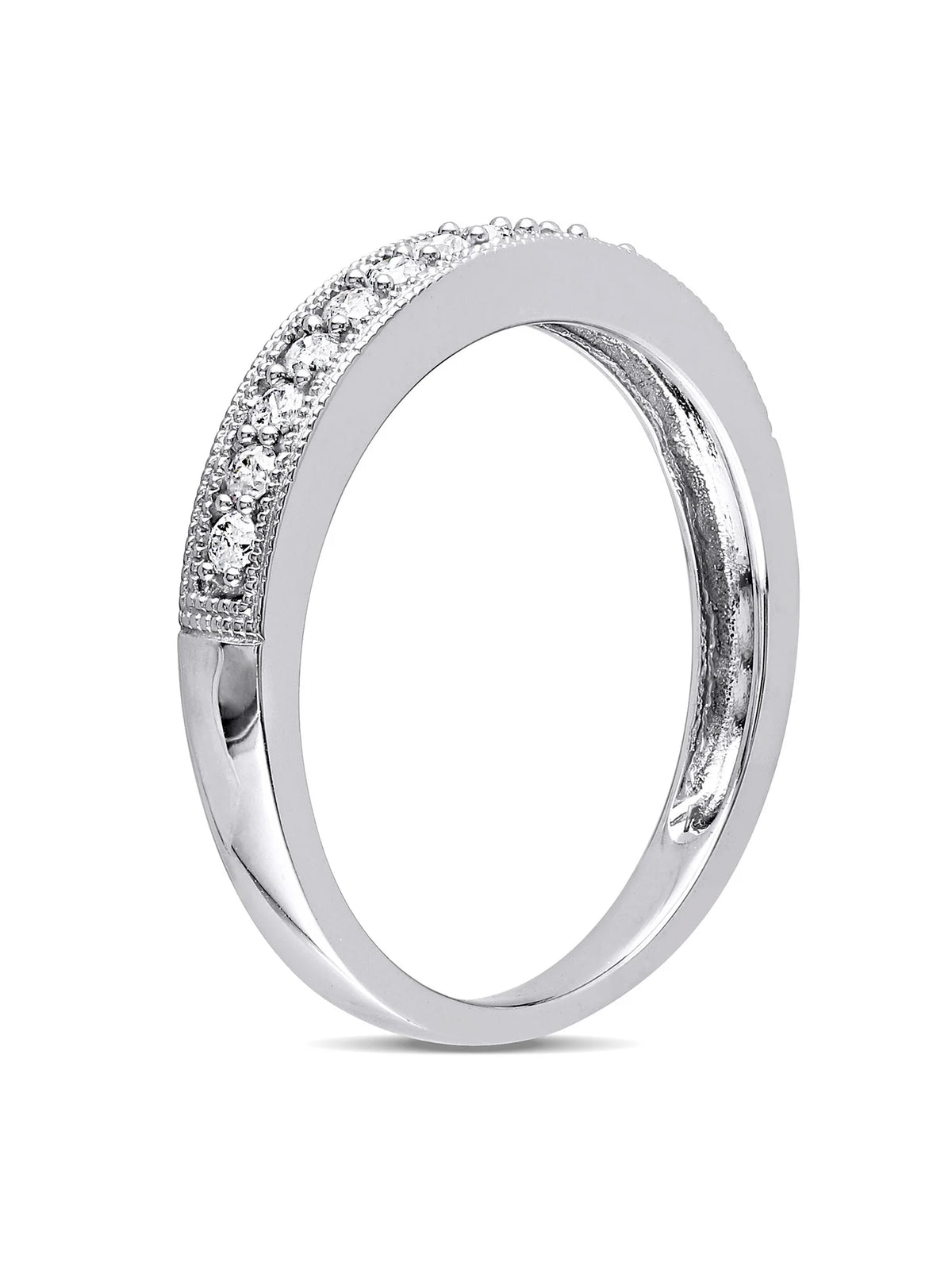 10kt White Gold Diamond Wedding Band R329600