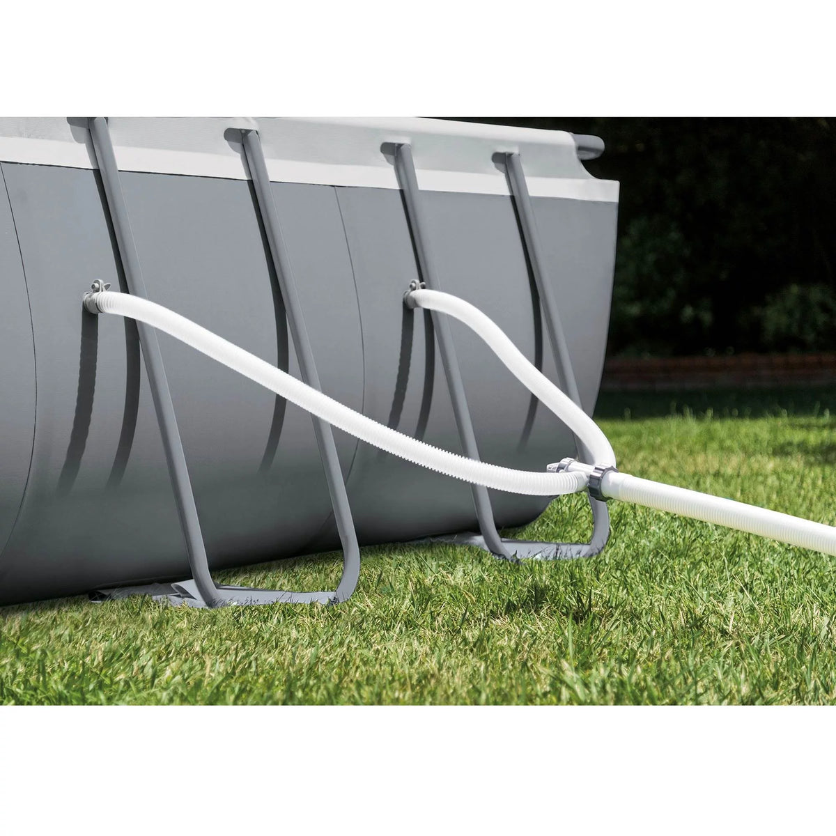 24' x 12' x 52 Rectangular Frame Swimming Pool with Pump G428
