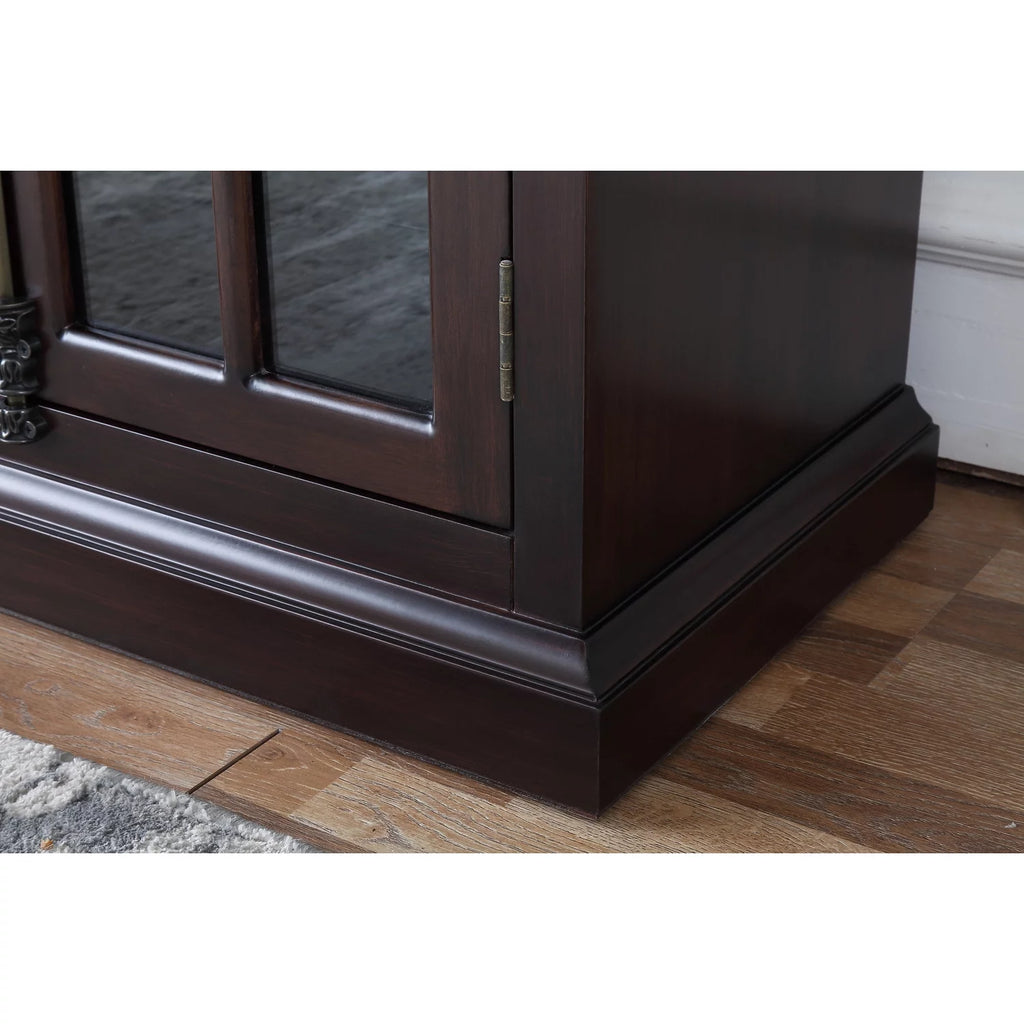 Cherry Storage Curio Cabinet T938754