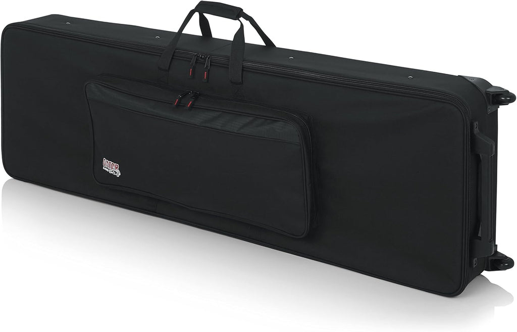 Lightweight Rolling Keyboard Case for 88 Note Keyboards and Electric Pianos L826