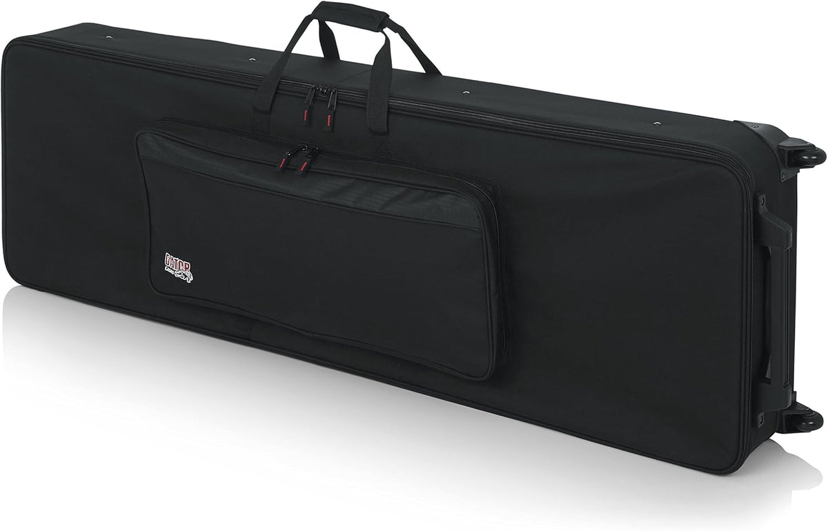 Lightweight Rolling Keyboard Case for 88 Note Keyboards and Electric Pianos L826