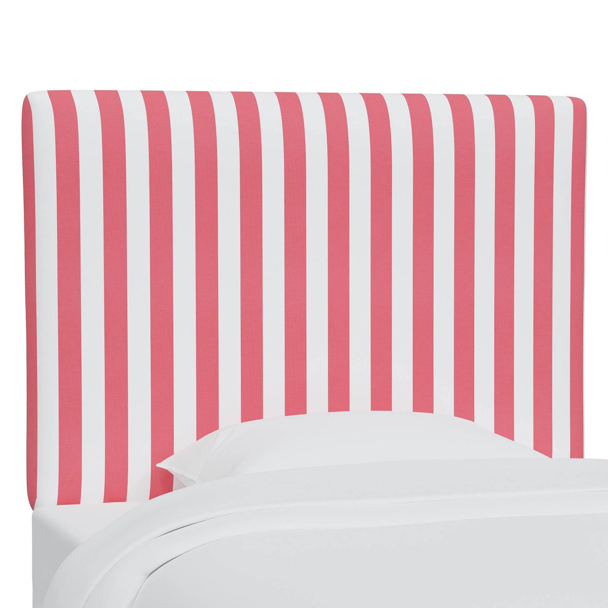 Twin Kids' Headboard Canopy Striped Bubblegum Y235562