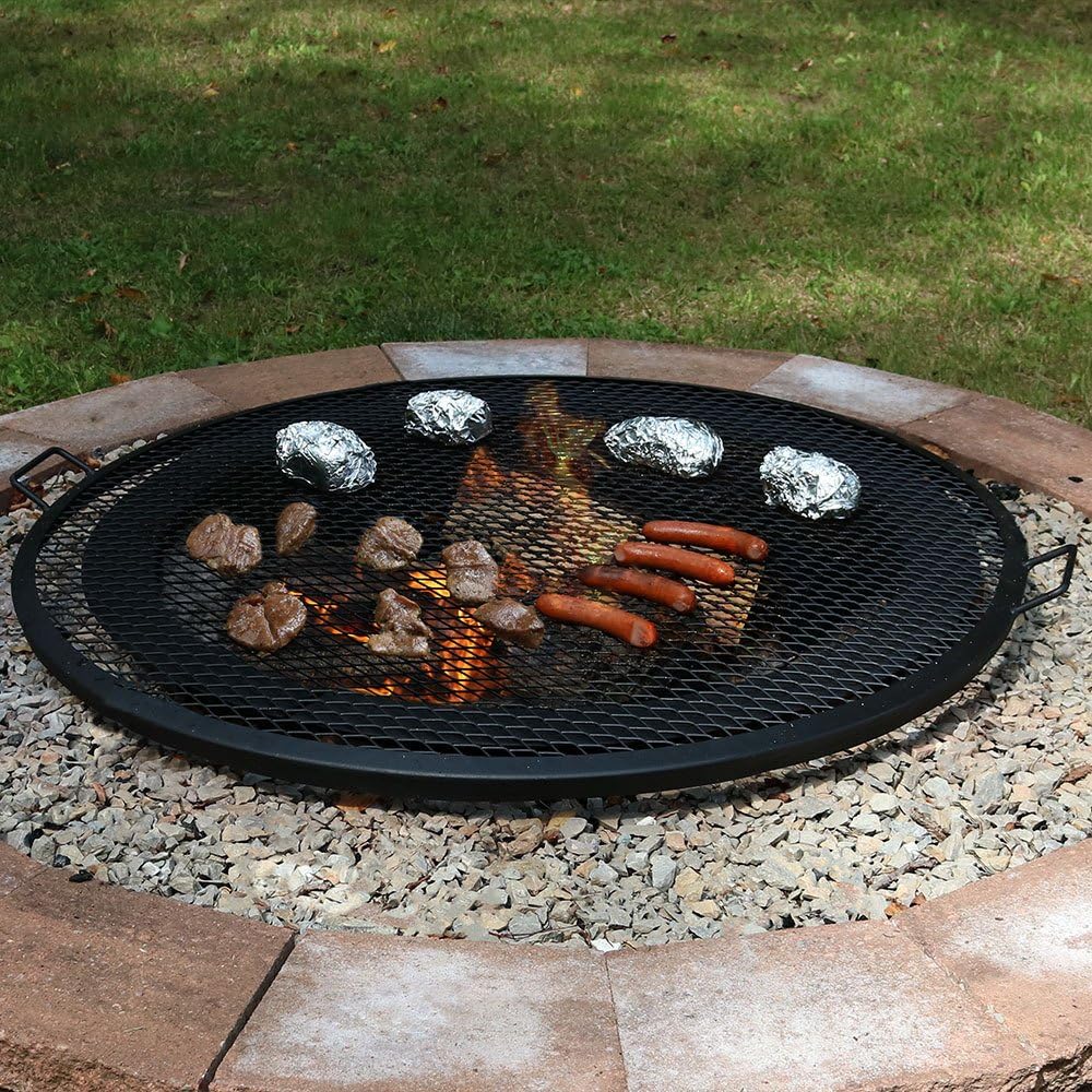 22-Inch Round Steel Fire Pit Cooking Grate V958323