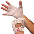 Weightlifting Gloves Real Leather Mesh Back N80769