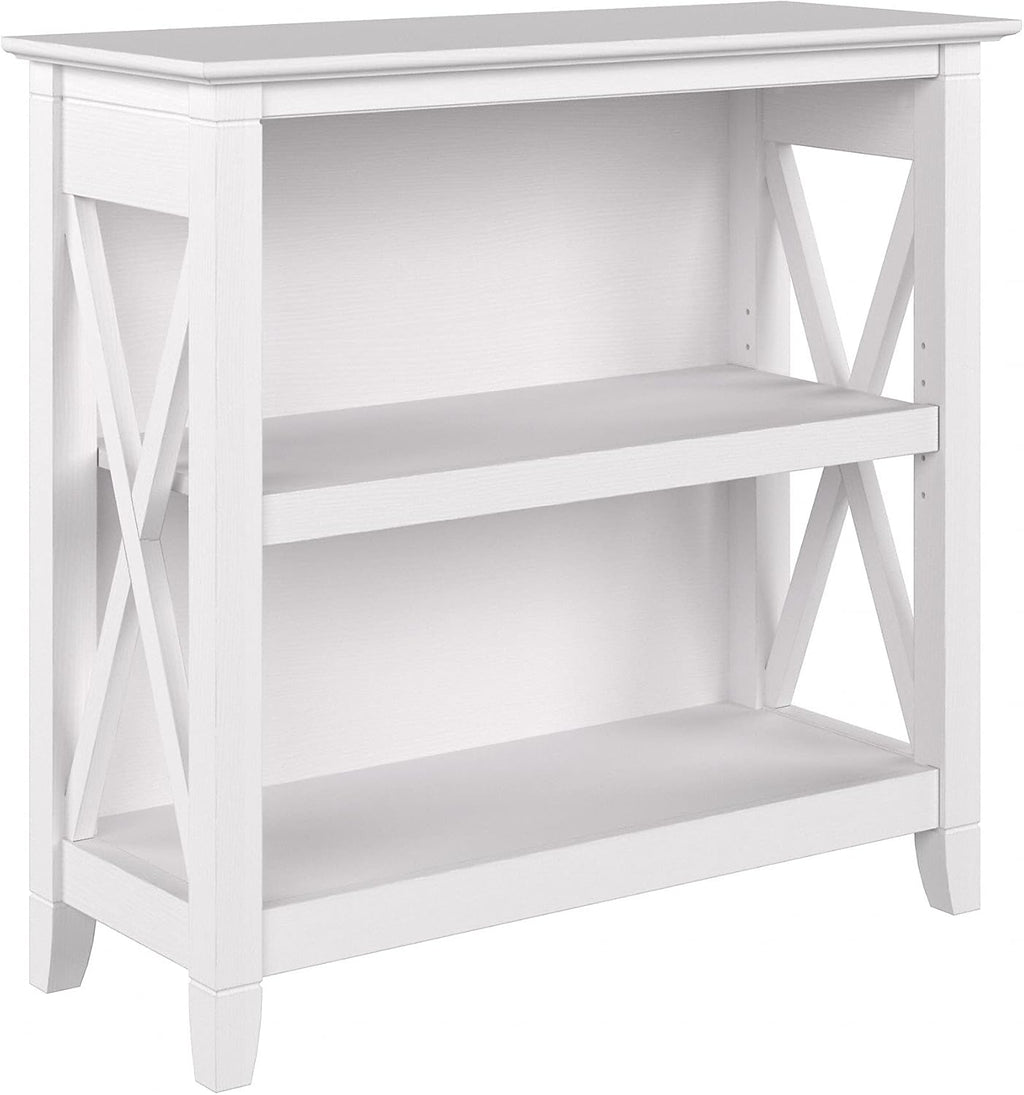 2 Shelf Bookcase in Pure White Oak V1006
