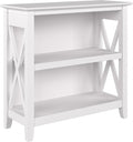 2 Shelf Bookcase in Pure White Oak V1006