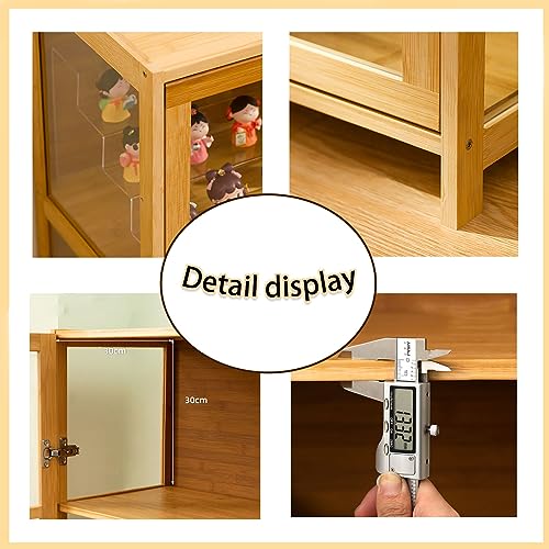 68" Curio Display Cabinet with Acrylic Glass Door R7629