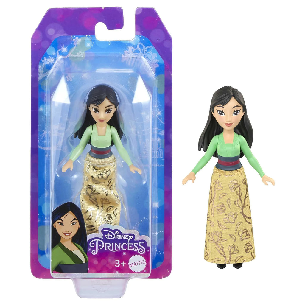 Bundle of 2 Disney Princess 3.5-inch Small Doll - Tiana & Mulan M307819