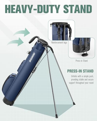 Lightweight Golf Stand Bag with 2 Way Dividers K1151