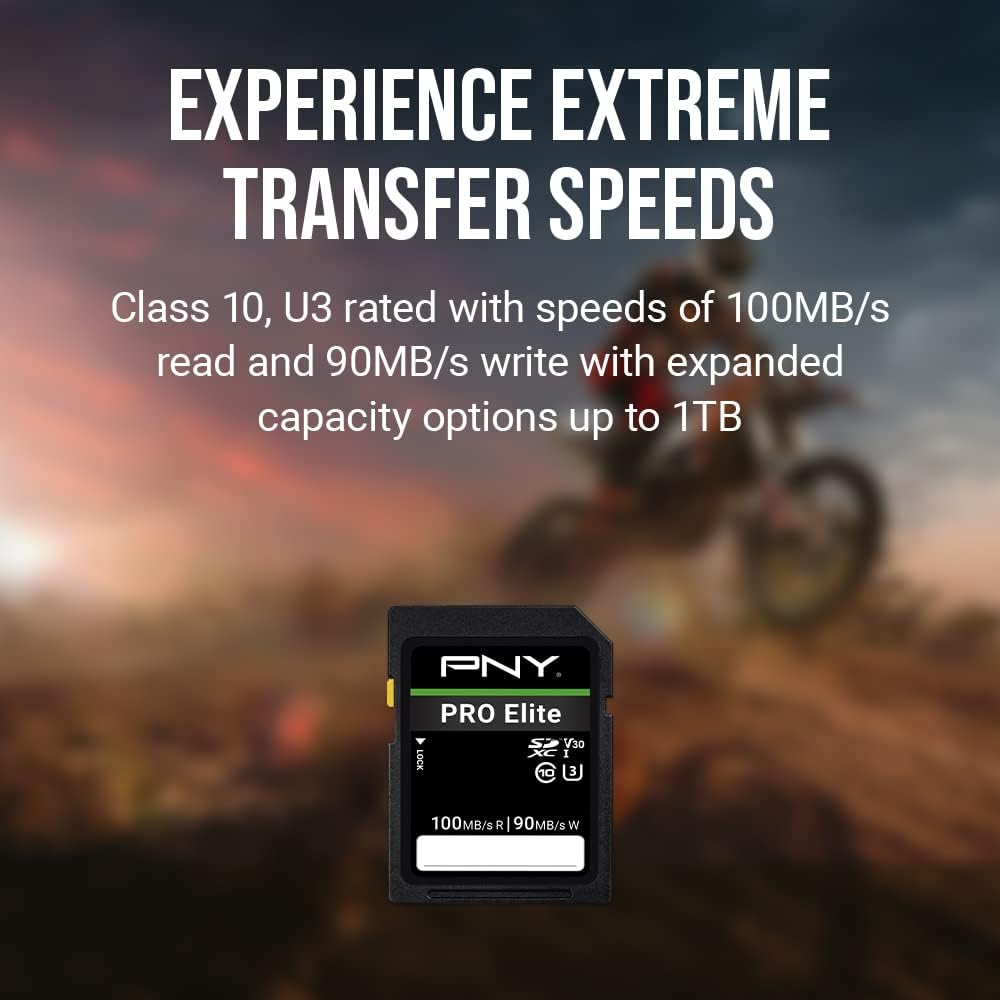 512GB PRO Elite Class 10 U3 V30 SDXC Flash Memory Card P961