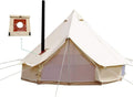 4 Season Cotton Canvas Bell Tent with Stove Hole and Electric Cable Hole A523