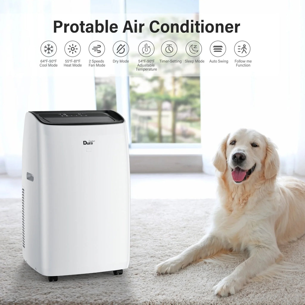 10200 BTU Portable Air Conditioner with Dehumidifier and Fan U145557