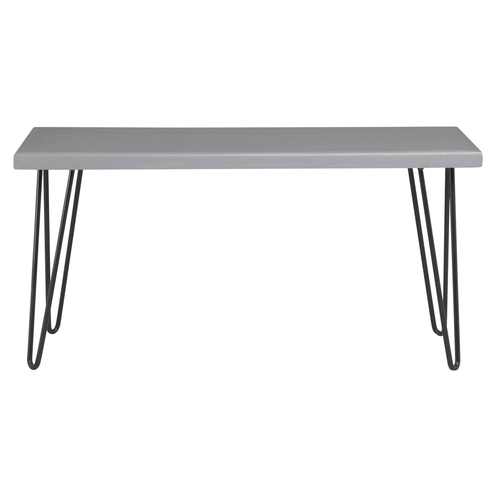 Dark Brown Wood Bench V2822