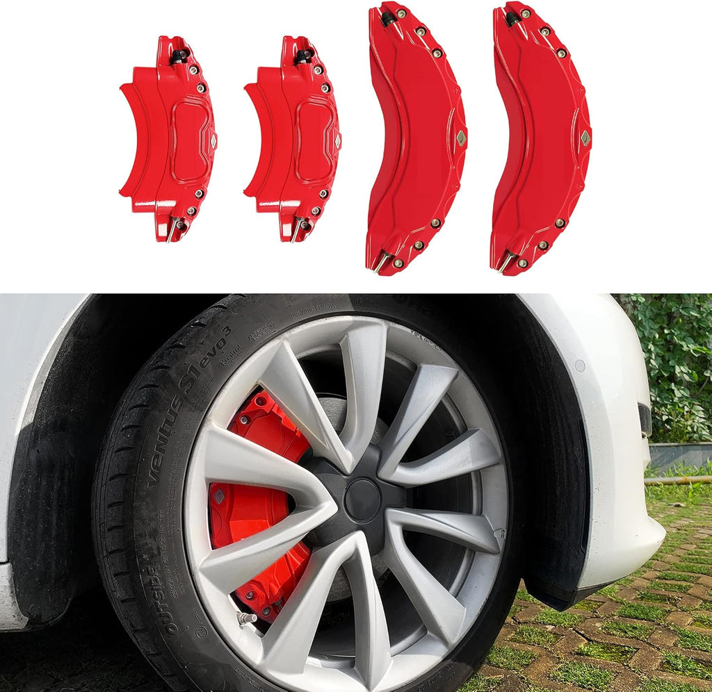 Red Brake Caliper Covers Set of 4 X705646