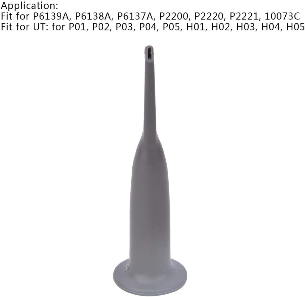 2Pcs Universal Protective Oscilloscope Probe Cap with Hook, Gray U95682