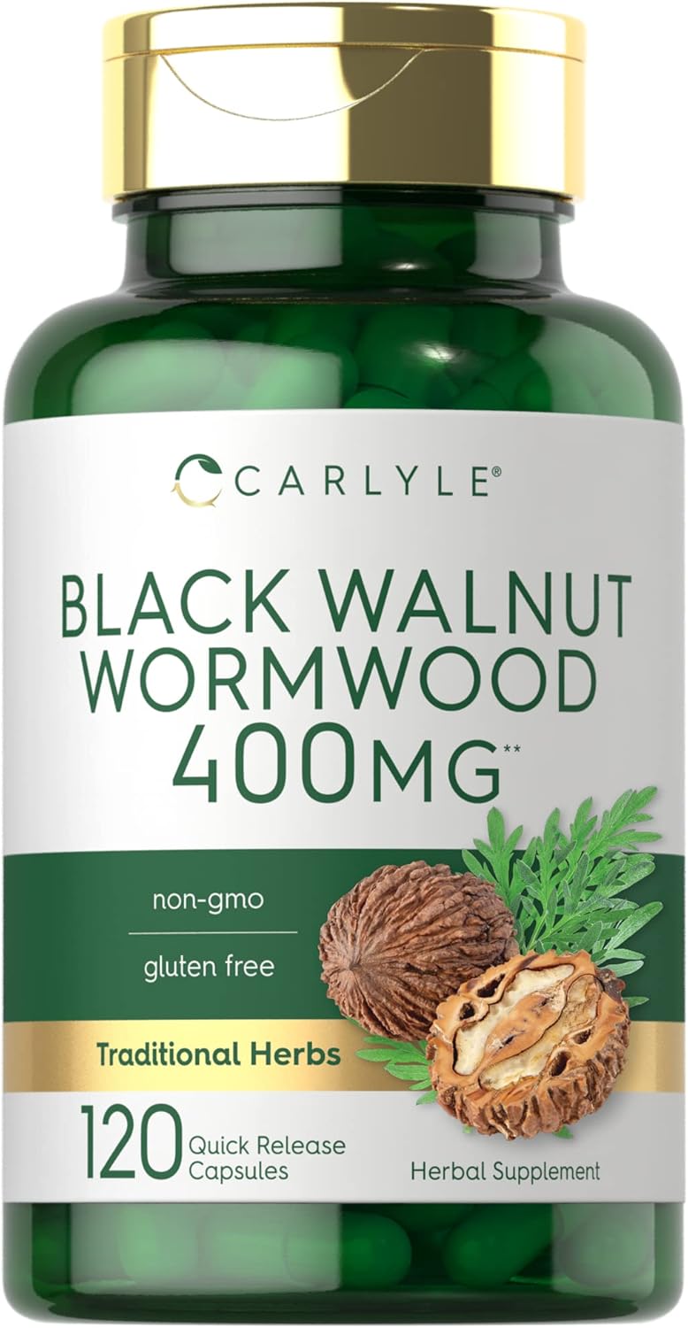 Black Walnut Wormwood 120 Capsules Herbal Complex M271