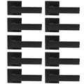 Matte Black Non-Turning Reversible Door Levers S70449