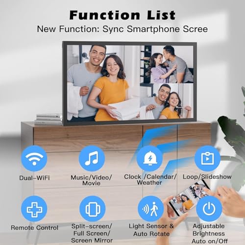 10.1" IPS Touch Screen Digital Picture Frame with 16GB G7548