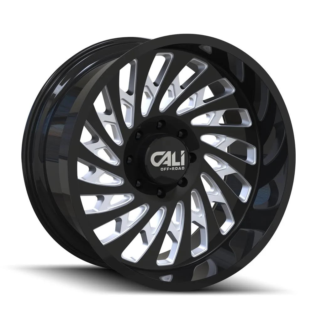 Black Milled 20x10 8x180 Wheel F4059