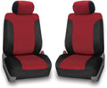 Red Rose & Black Neoprene Front Seat Covers C268170