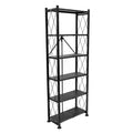 Black 6-Tier Book Shelf H1468
