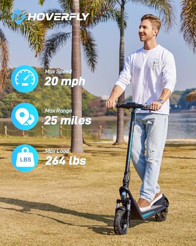 18/25 Mile Range 20Mph 500W 10'' Solid Tire Foldable Electric Scooter M160180