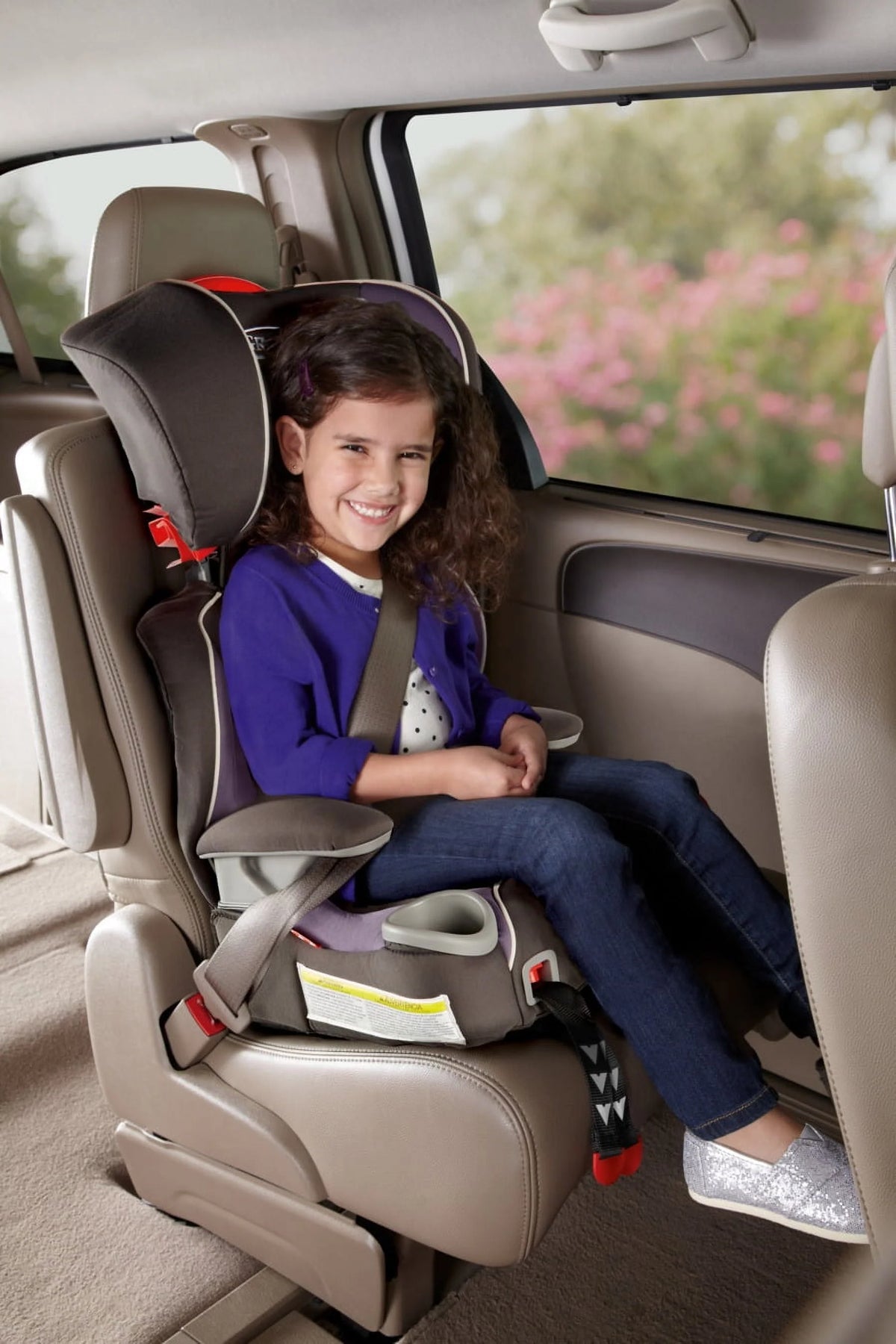 Highback Forward Facing Booster Car Seat with Latch System N966