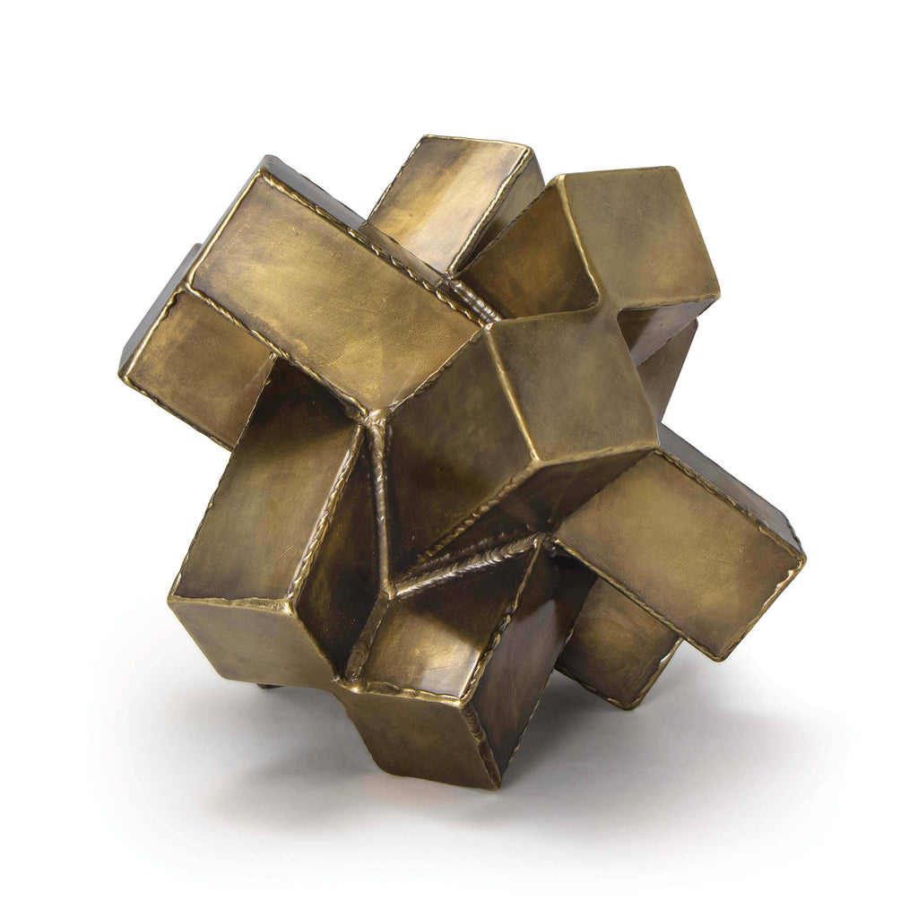 Brass Abstract Sculpture S10219