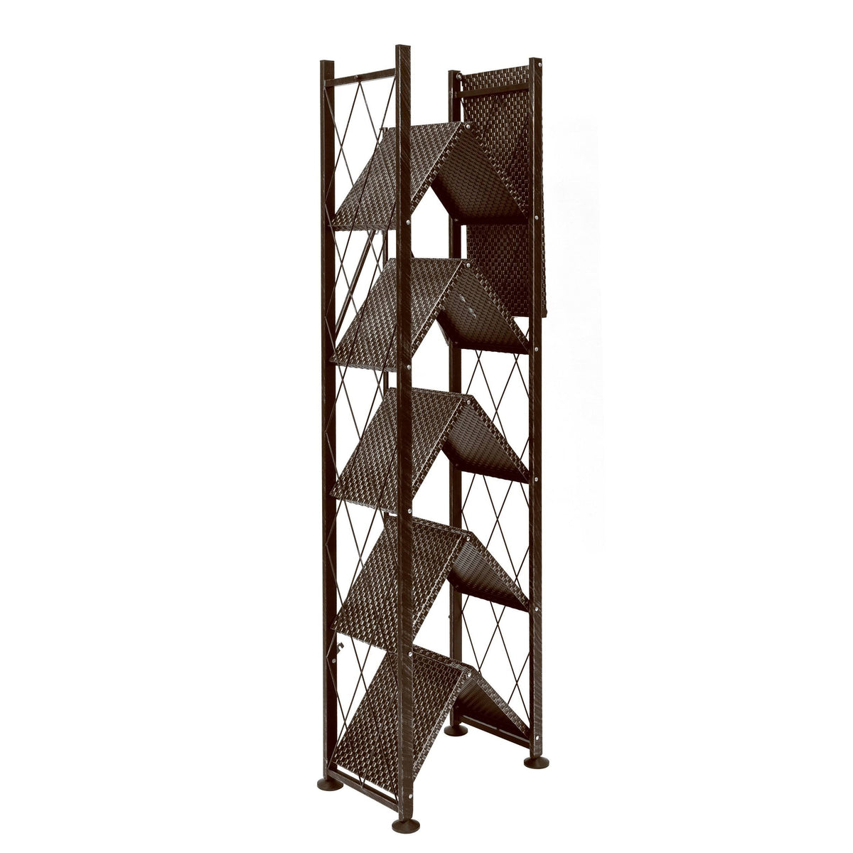 Black 6-Tier Book Shelf H1468