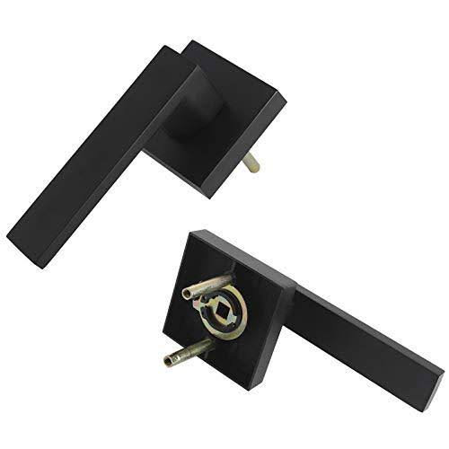 Matte Black Non-Turning Reversible Door Levers S70449