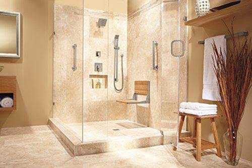 90 Degree Brushed Nickel Shower Only Y7242