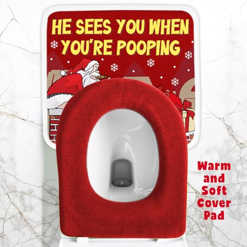 Set of 4 Toilet Seat Cover Sets with Lid Cover Rug Tank Cover B818