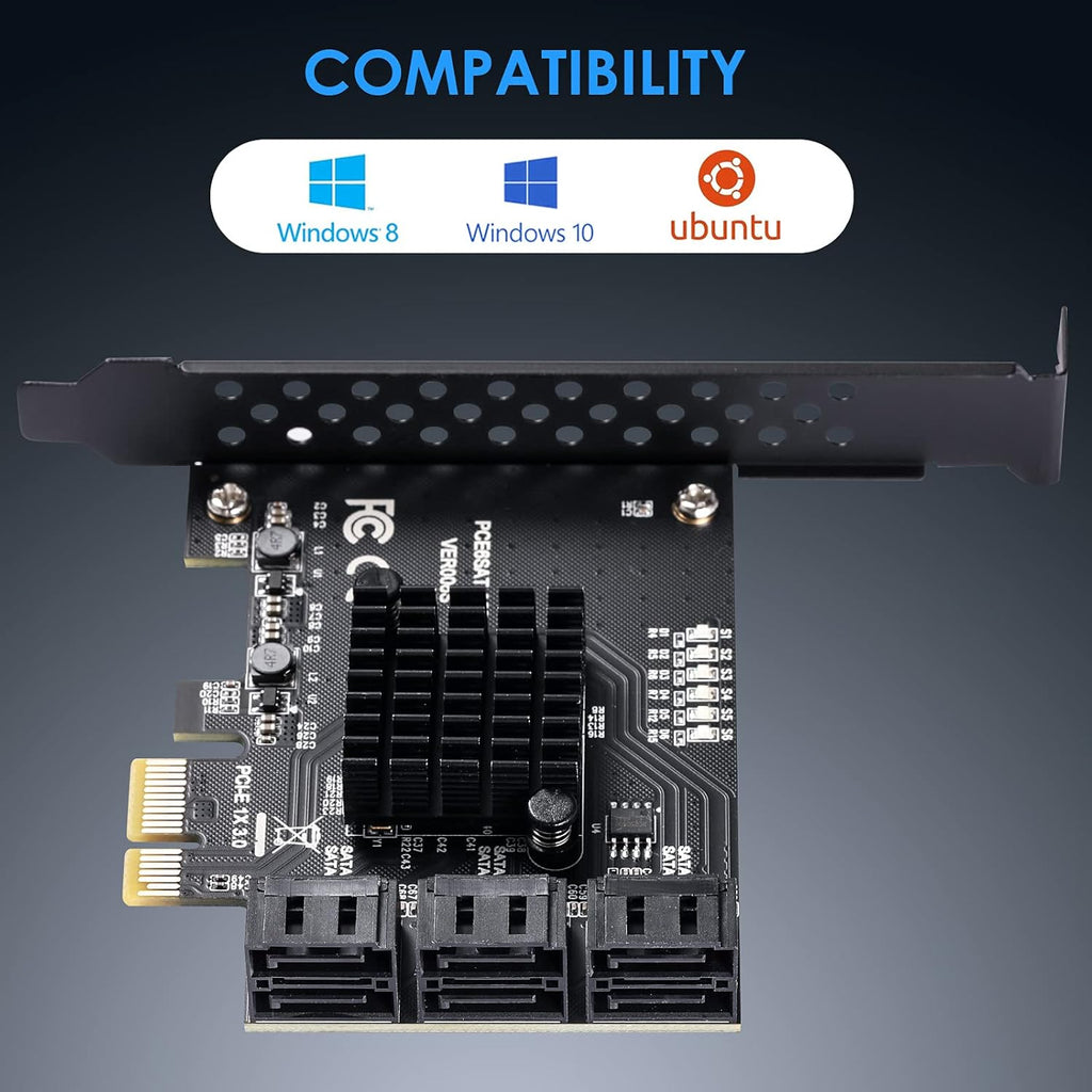 PCIe SATA Card 8 Ports K114624