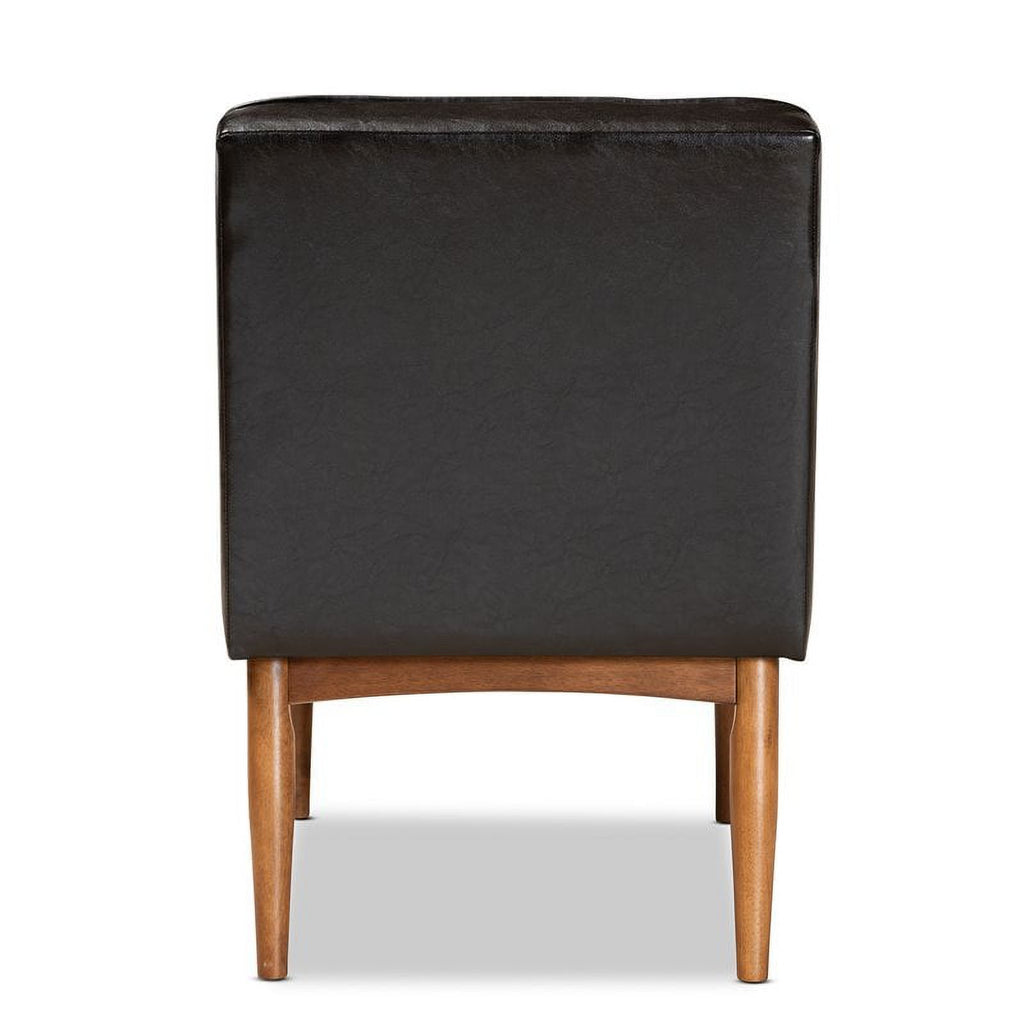 Brown Finished Wood Dining Chair D33177