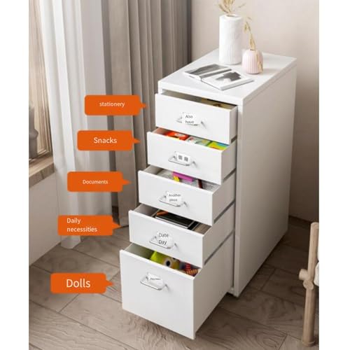 Metal Mobile File Cabinet with Lock Casters N809