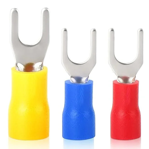 300 Pcs Insulated Fork Spade Wire Connector Terminal T60678