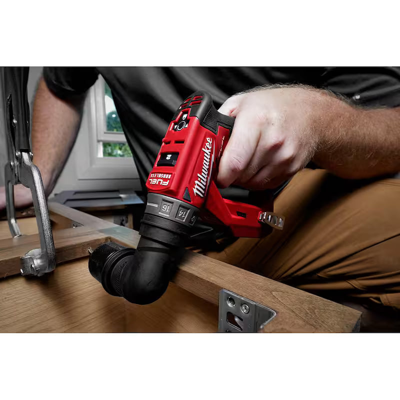 12V Lithium-Ion Brushless Cordless 4-in-1 Interchangeable 3/8 in. Drill Driver Kit with Right Angle Drill G334