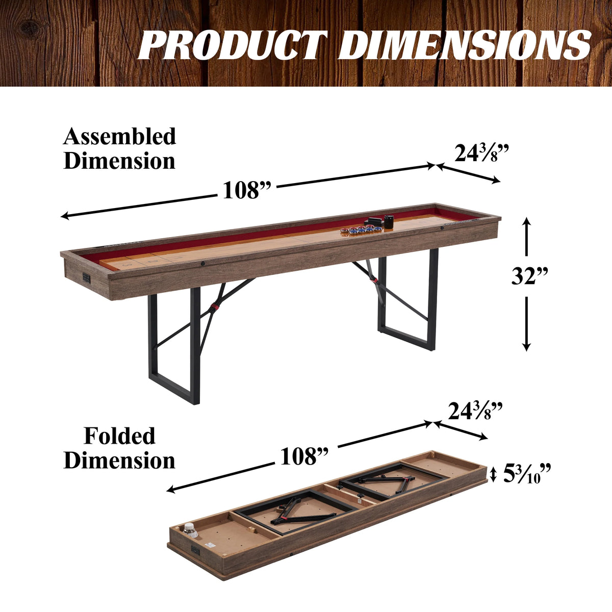 Shuffleboard Table N82558