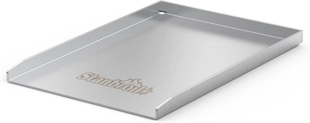 Stainless Steel Gas Grill Griddle Pan Pack of 2 K236