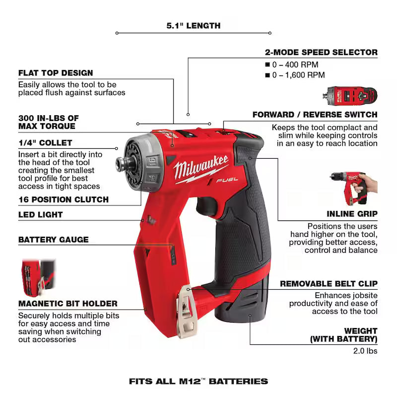 12V Lithium-Ion Brushless Cordless 4-in-1 Interchangeable 3/8 in. Drill Driver Kit with Right Angle Drill G334