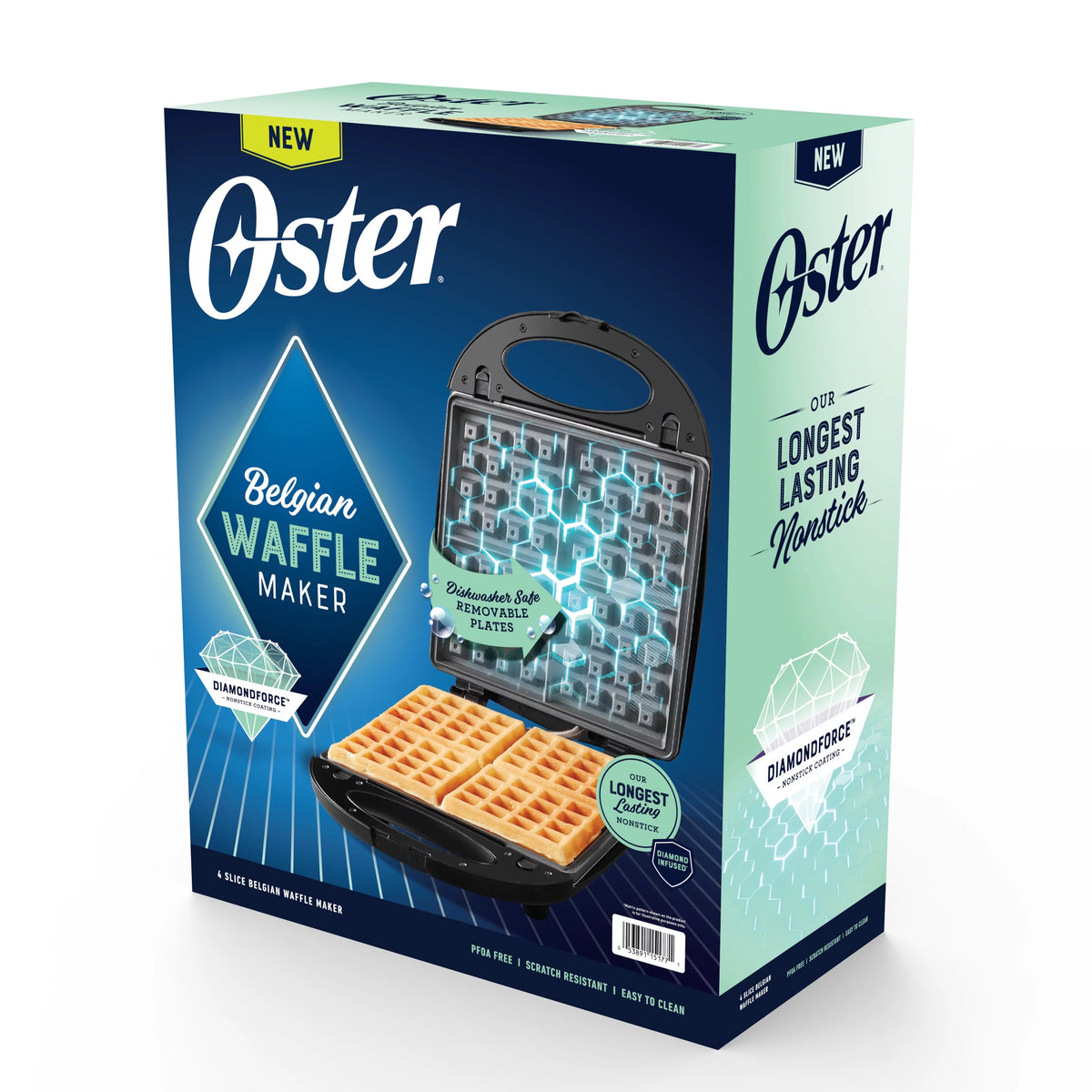 Belgian Waffle Maker with Removable Plates I948343