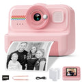 1080P HD Kids Instant Print Camera with 3 Rolls Print Paper & 32GB Card (Black) Q70614