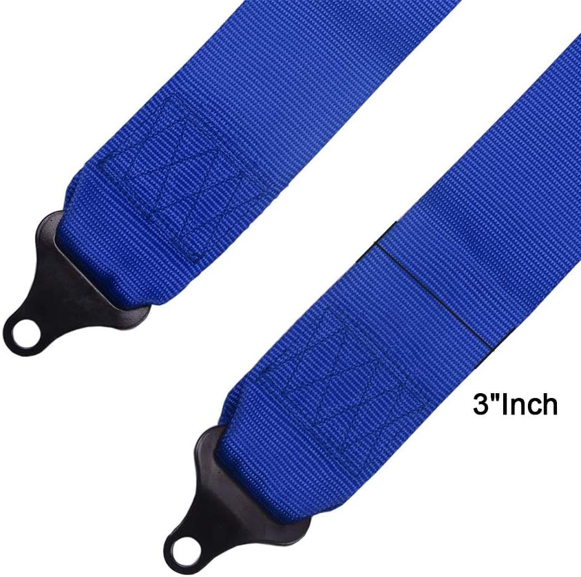 4 Point Safety Harness with 3 Inch Padding (Blue) Pack of 2 R9045