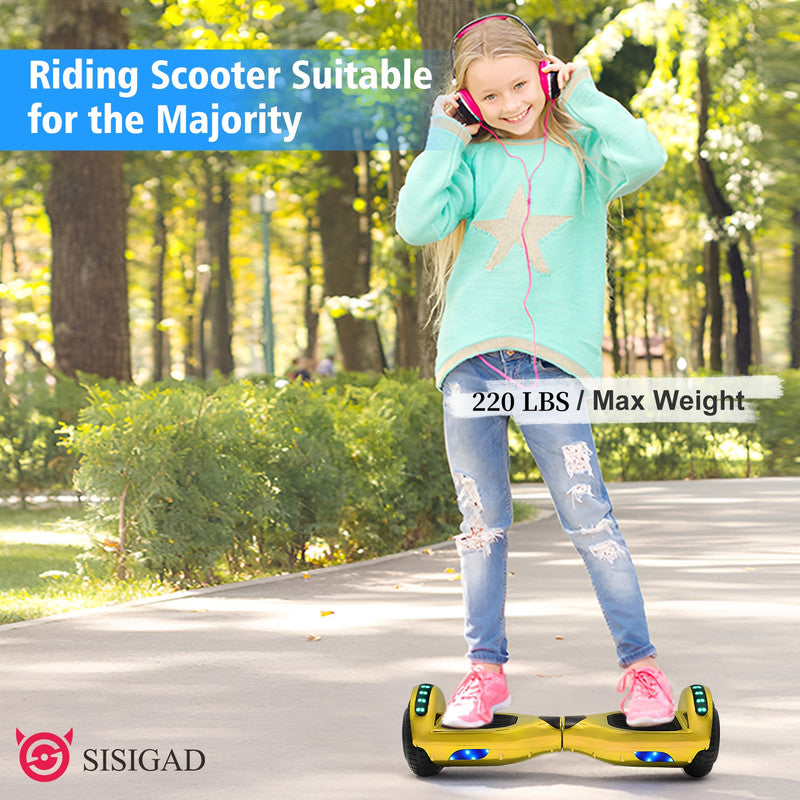 6.5 inch LED Hoverboard Self Balancing Scooter Q5783