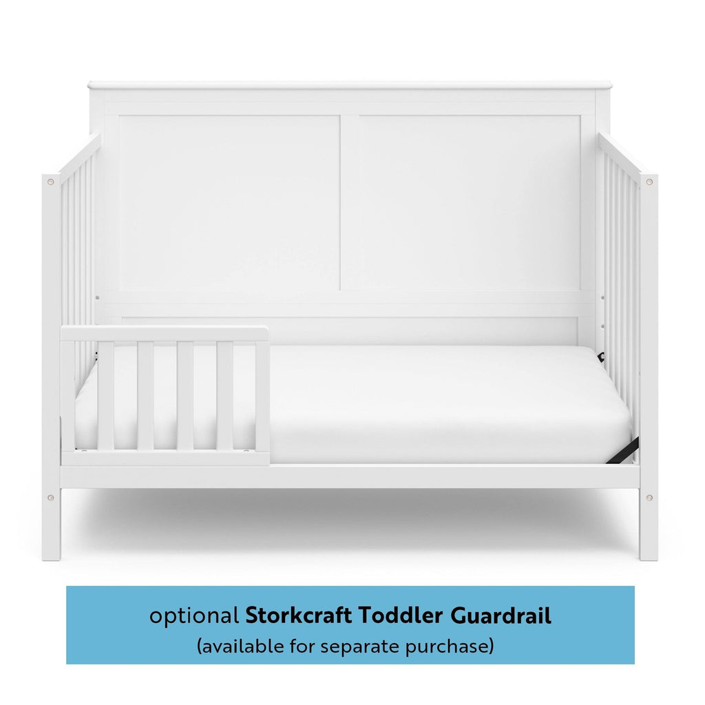 White 4-in-1 Convertible Crib Q963943