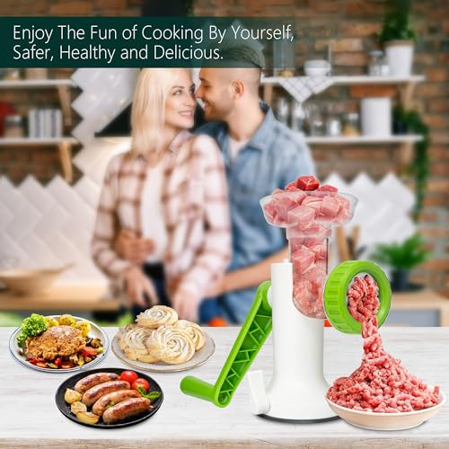 Manual Meat Grinder with Stainless Steel Blades K642
